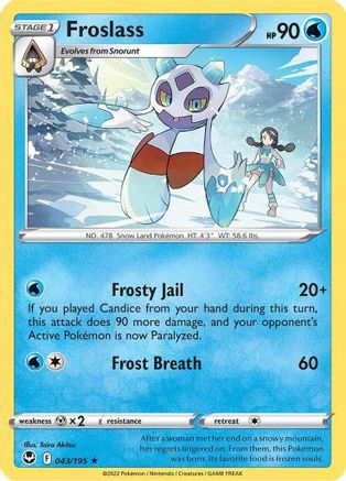Froslass 043/195 - SWSH12 Silver Tempest