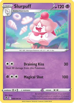 Slurpuff 084/195 - SWSH12 Silver Tempest Reverse Holofoil
