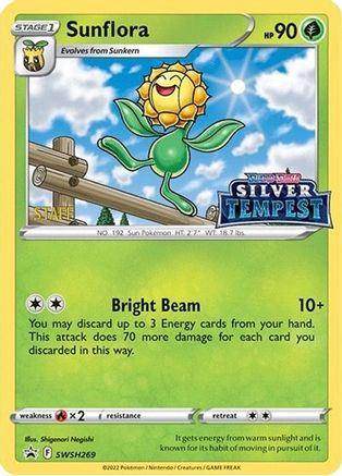 Sunflora (Prerelease) [STAFF] SWSH269 - SWSH Sword & Shield Promo Cards Holofoil