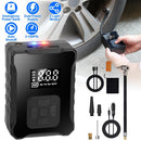 150PSI Cordless Tire Inflator with Car Charger Digital Air Compressor with LED Light Emergency Power Bank for Cars Motorcycles Bicycles Balls