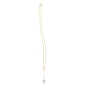 14k Yellow Gold Tesoro Pearl Lariat Necklace