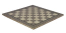 Chess Board - 17" Grey & Ivory wide frame Chess Board