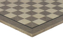 Chess Board - 17" Grey & Ivory wide frame Chess Board