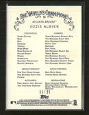 2020 Topps Allen & Ginter Chrome Green Ozzie Albies #/99 #56