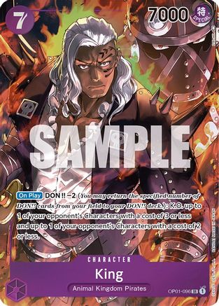 King (096) (Parallel) (OP01-096) - Romance Dawn Foil