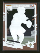 2023 Clearly Donruss Rated Rookie Autographs Orange Jake Haener #/75 Auto #63