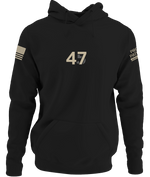 45/47 Black Hoodie