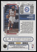 2022-23 Panini Contenders Veteran Ticket Orange James Harden #/15 Auto #VT-JHD