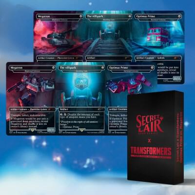 Secret Lair Drop: Transformers: Optimus Prime Vs. Megatron - Non-Foil Edition