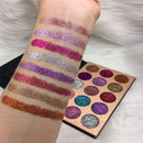 Beauty glazed 15 color sequins eye shadow