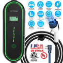 Level2 EV Charger Portable Electric Vehicle Charging Station with NEMA 6-20P PlugÊCarry Bag Fit For All J1772 EV and Hybrid Vehicles for Home and Outd