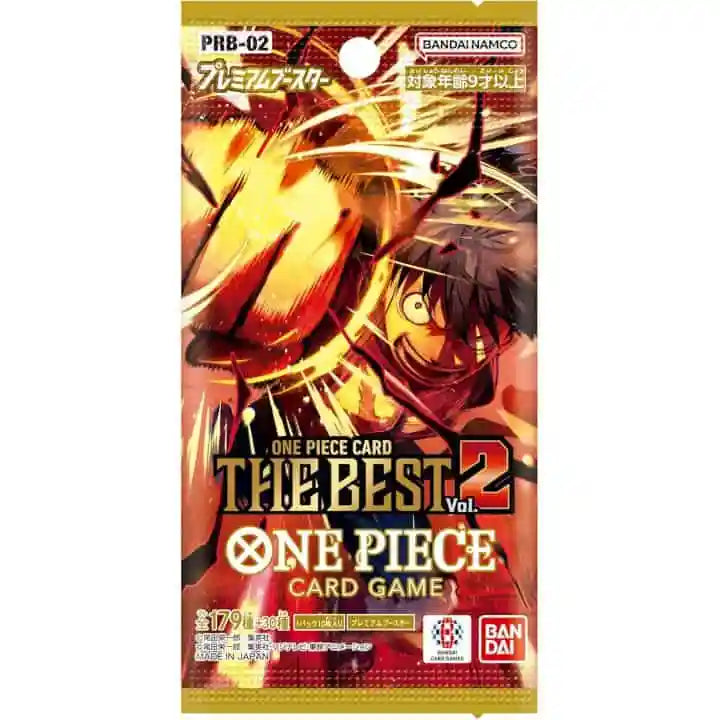 One Piece TCG The Best Vol.2 PRB-02 Japanese Booster Pack - 10 Cards Ralphie's Funhouse One Piece TCG The Best Vol.2 PRB-02 Japanese Booster Pack - 10 Cards Ralphie's Funhouse