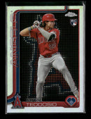 2025 Topps Chrome Lightboard Logo Base Variations Bryce Teodosio Rookie #198