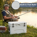 45 Quart Portable Hard Cooler Insulated Ice Chest Keeps Cool for up to 6 Days