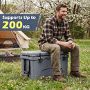 45 Quart Portable Hard Cooler Insulated Ice Chest Keeps Cool for up to 6 Days