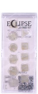 Ultra PRO: 11-Dice Set - Eclipse (Arctic White)