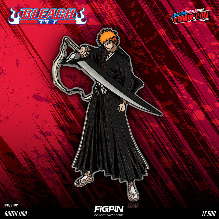 [2024 New York Comic Convention Exclusive] FiGPiN - Ichigo Kurosaki (1368) - LE 500 units