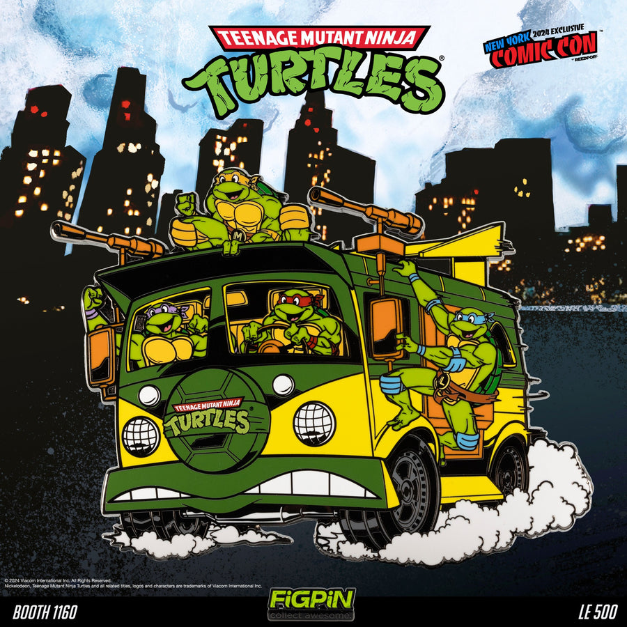 [2024 New York Comic Convention Exclusive] FiGPiN - Turtle Van XL (X74 + LX14) - LE 500 units