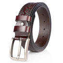 Carved Craft Men's Cattlehide Leather Belt