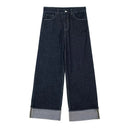 New Women's Hemming Sleeve Denim Jacket Coat Trousers