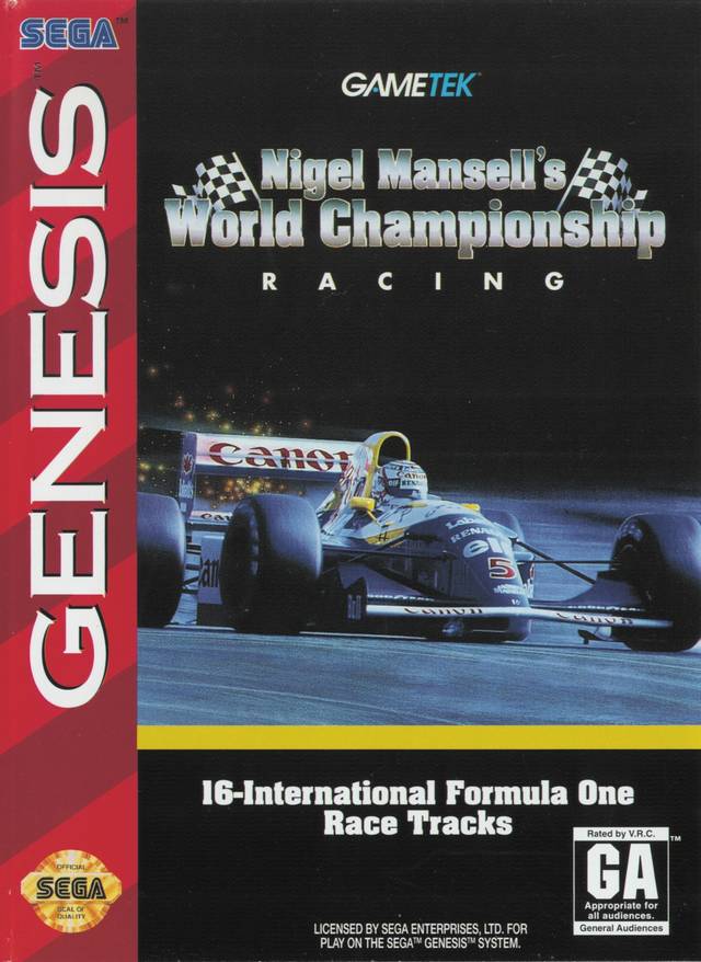 Nigel Mansell's World Championship Racing (Sega Genesis)