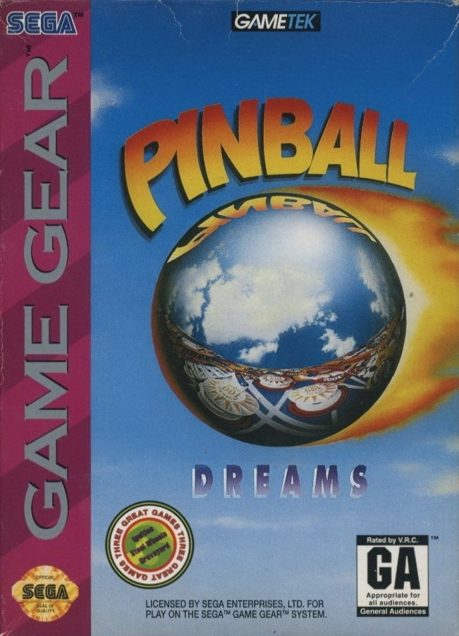 Pinball Dreams (Sega Game Gear)