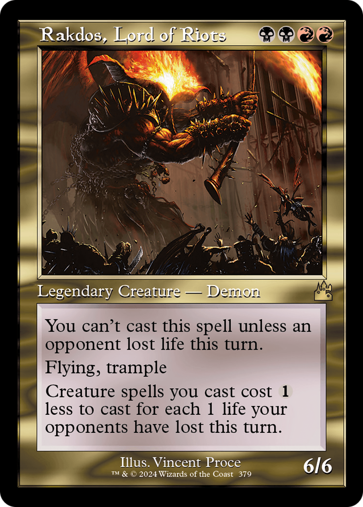 Rakdos, Lord of Riots (RVR-379) - Ravnica Remastered