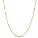 Moon Cut Bead Chain in 14k Yellow Gold (2.00 mm)
