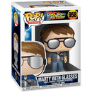 Funko POP! Movies Back to the Future Vinyl Figure - Marty w/glasses