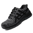 Men's Fly Woven Mesh Summer Breathable Labor Insurance Shoes