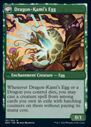 The Dragon-Kami Reborn // Dragon-Kami's Egg (NEO-181) - Kamigawa: Neon Dynasty: (fandfc, enchantment)