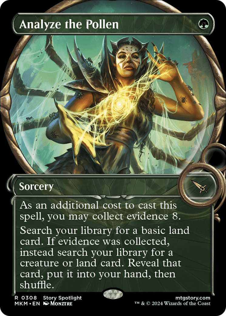 Analyze the Pollen (MKM-308) - Murders at Karlov Manor: (Showcase) Foil