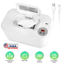 Baby Wipe Warmer With 3 Temperature Settings Type-C Powered Baby Wet Wipes Dispenser With Night Light Large Capacity Diaper Wipe Warmer For Baby