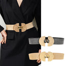 Women's Glittering Pearls Elastic Waist Belt