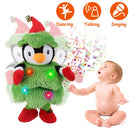 Electric Dancing Singing Plush Toy Twisting Snowman Toy Talking Interactive Mimicking Funny Songs Wiggly Dance Kid Christmas Gift