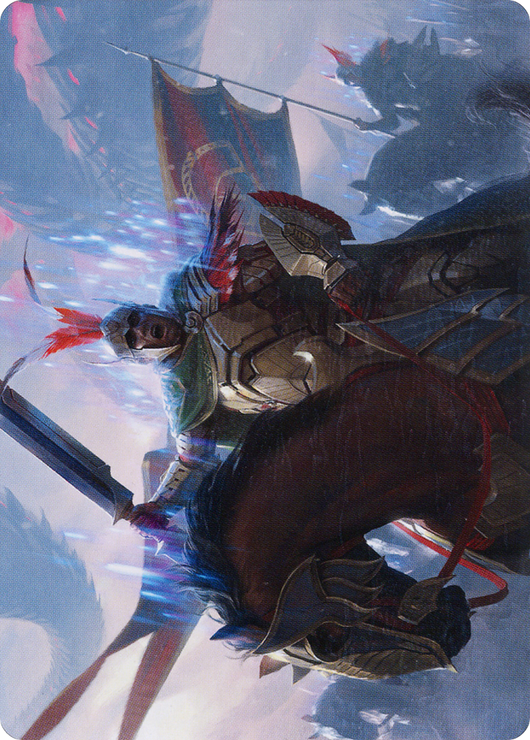 Marshal of Zhalfir // Marshal of Zhalfir (AMOM-050) - March of the Machine Art Series (Borderless) Foil