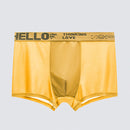 Popular HELLO Ice Silk Men's Boxer Underwear