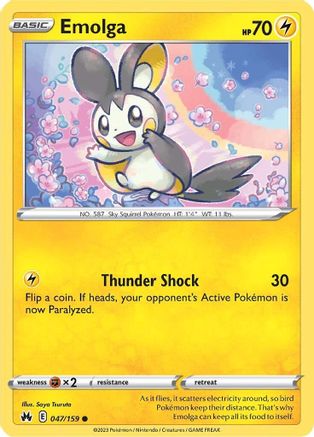 Emolga 047/159 - Crown Zenith