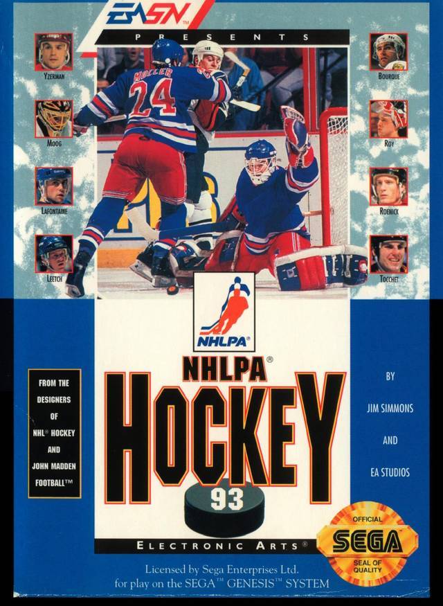 NHLPA Hockey '93 (Sega Genesis)