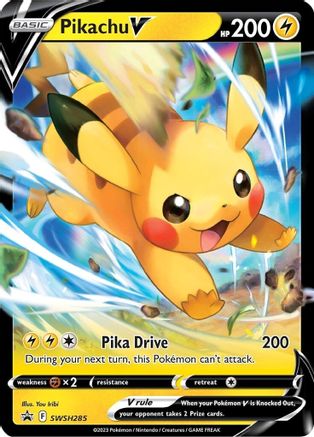 Pikachu V SWSH285/298 - SWSH Sword & Shield Promo Cards Holofoil