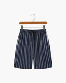 Casual Mens Wide-leg Printed Pinhole Shorts