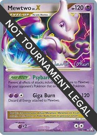 Mewtwo LV.X 2009 (David Cohen) 144 - World Championship Decks