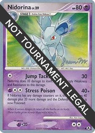Nidorina 2009 (Jason Martinez) 073 - World Championship Decks