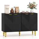 47" Sideboard Buffet Cabinet with Chevron Fluted Doors