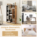 47-Inch Tall Bookshelf for Home Office Living Room