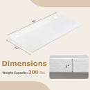 47‚Äù x 24‚Äù Universal Tabletop for Standard and Standing Desk Frame