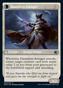 Bereaved Survivor // Dauntless Avenger (MID-004) - Innistrad: Midnight Hunt: (Double Faced Transform)