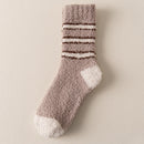 Coral Fleece Mens Mid-calf Warm Sleeping Socks