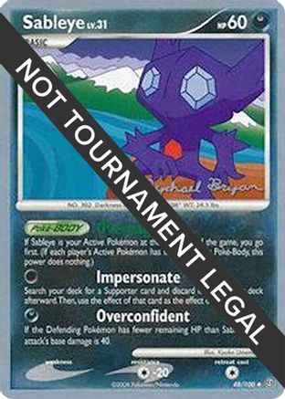 Sableye 2010 (Mychael Bryan) 048 - World Championship Decks