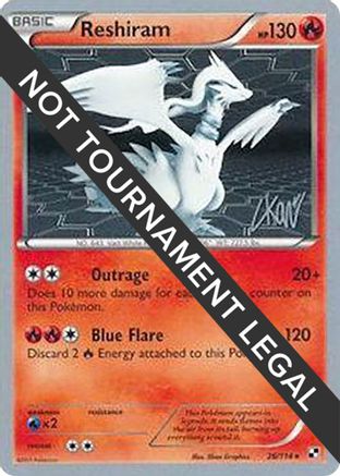 Reshiram 2011 (Christopher Kan) 026 - World Championship Decks